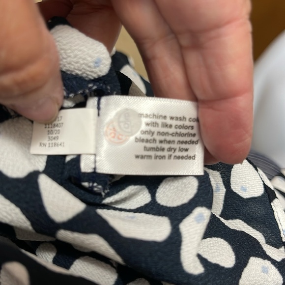 Lane Bryant Top Black & White 14 1X - Picture 8 of 8